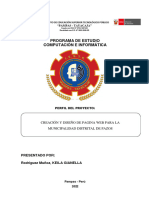 Diseño y Ceacion de Pagina Web