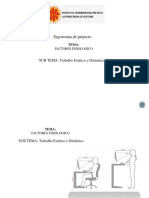 Trabalho Estatico e Dinâmico