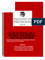 El Abuso Sexual en La Infancia - Una Mascara Más de La Violencia