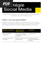 Canva Docs Stratégie Social Media Dans Un Style Classique Et Professionnel en Noir Et Jaune