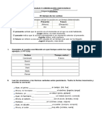 Evaluacion Tiempos Verbales