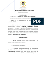 Álvaro Fernando García Restrepo: (Discutido y Aprobado en Sesión Virtual de 20 de Abril de Dos Mil Veintidós)