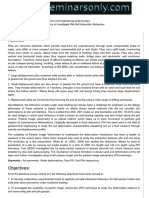 Application of Particle Image Velocimetry To Investigate Pile-Soil Interaction Behaviour - Civil Engineering Project Topics