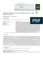 Enhancing Student Quality of Life in Language Classrooms Via Joint Exploratory Practice