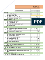 Jadwal Oncall DPJP Bulan November