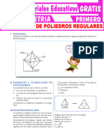 Actividades de Poliedros Regulares para Primer Grado de Secundaria