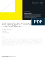 Octet Biomolecular Binding Kinetics Application Note 4014 en 1 Data