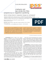 Resistive-Switching Behavior and Mechanism in Copper-Nitride Thin Films Prepared by DC Magnetron Sputtering