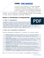 Programming Fundamentals