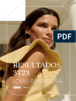 Press Release Do Resultado Das Lojas Renner Do 3T23