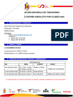 Dia 5, 10 Diciembre Circular Combate Senior Por Clubs 2023