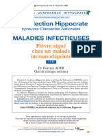 Fièvre Immunodéprimé