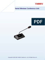 HCS-5390 Series Digital Infrared Wireless Conference Unit - 20230418