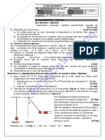 Physique - Lycee de Banyo - Evaluations Harmonisees de La 2ème Sequence - Seconde (2nde C) Cameroun