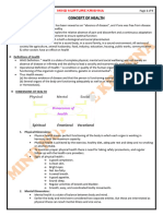 L-2 Concept of Health