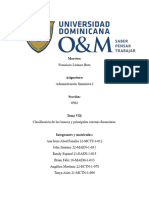 Tema VII. Clasificacion de Los Bancos y Principales Razones Financieras, Grupo 3