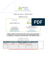 Sika France Sa (93) - Indice A - Note de Calcul-Fosse A Lisier - Beton Fibre