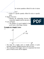 Demand & Supply Functions