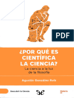 Por Que Es Cientifica La Cienc - Agustin Gonzalez Ruiz