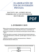 Primera Sesion - Clases Proyectos de Inversión