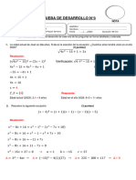 RESOLUCIÓN Del Modelo de Prueba de Desarrollo 3