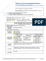 Fiche Descriptive D'Activite #1