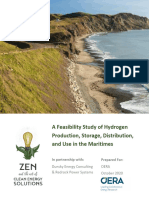 A Feasibility Study of Hydrogen Production Storage Distribution and Use in The Maritimes