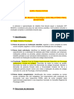 Modelo de Relatório Final - Estágio de Processos Grupais UNICSul