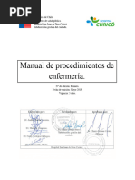 Manual de Procedimientos de Enfermería - Hospital Curicó