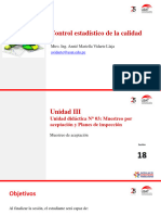 Sesión 19 - Muestreo de Aceptación 2