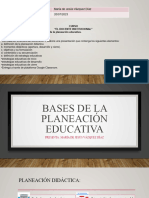 Bases de La Planeación Educativa