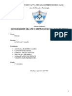 Informe Académico Contaminación Del Aire