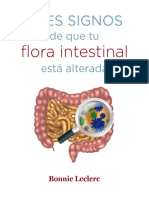 Tres Signos de Que Tu Flora Intestinal Está Alterada