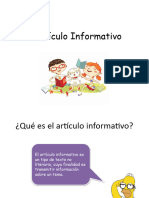 Artículo Informativo