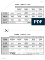 8B - Horário 2023