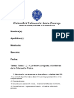 Tarea 1.2 Corrientes Antiguas y Modernas de La Educación Física.