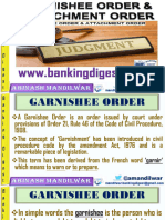 Garnishee Order Attachment Order