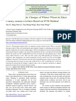 Analysis of Dynamic Changes of Winter Wheat in Xinye County, Henan Province Based On SVM Method