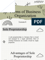 Forms of Business