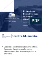 Presentación para Capacitación Evaluaciones Formativas