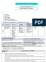 Sesion de Aprendizaje Tutoria 2° B