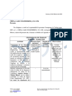 Cronograma de Actividades