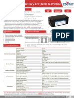 CSBattery LFP12V200 LiFePO4 Battery Square Cell