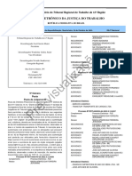 Pré-Visualização: Diário Eletrônico Da Justiça Do Trabalho