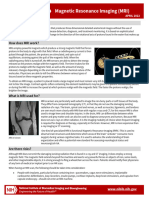 Fact Sheet Magnetic Resonance Imaging MRI