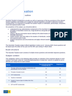 CPA Program Subject Outline - Australia Taxation - Sixth Edition