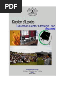 Lesotho Education Sector Strategic Plan