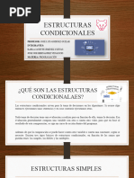 Estructuras Condicionales