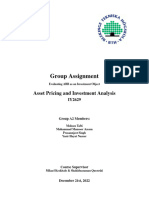 IY2629 H22 lP2 Asset Pricing and Investment Analysis Assignment