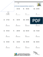 2 Digit Addition No Regrouping 6